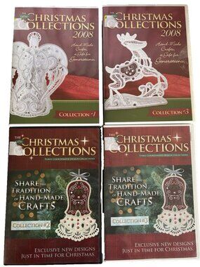 OESD Embroidery Designs CD The Christmas Collection Lot Of 3 2008 1# 2# 2007 3#